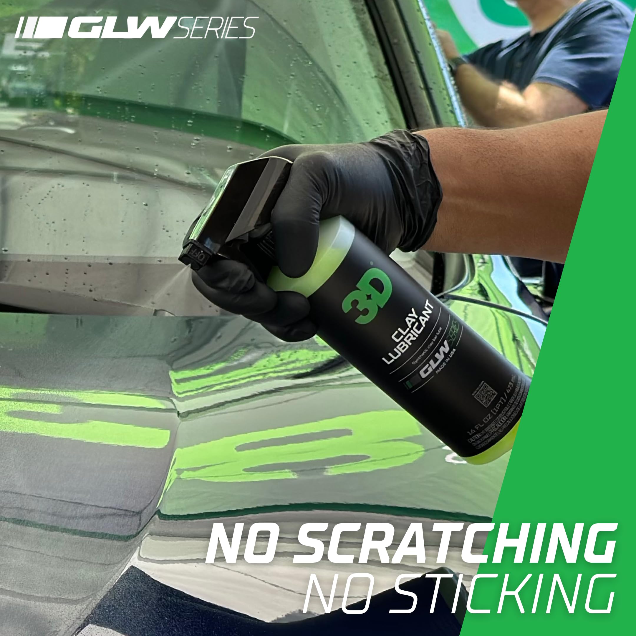 3D Clay Lubricant GLW Series | DIY Car Detailing | Hyper Slick Lubrication for Clay Bars | Eliminates Contaminants from Paint | Ultra Surface Protection | Decontamination Formula | Easy to Use | 16oz - Image 7