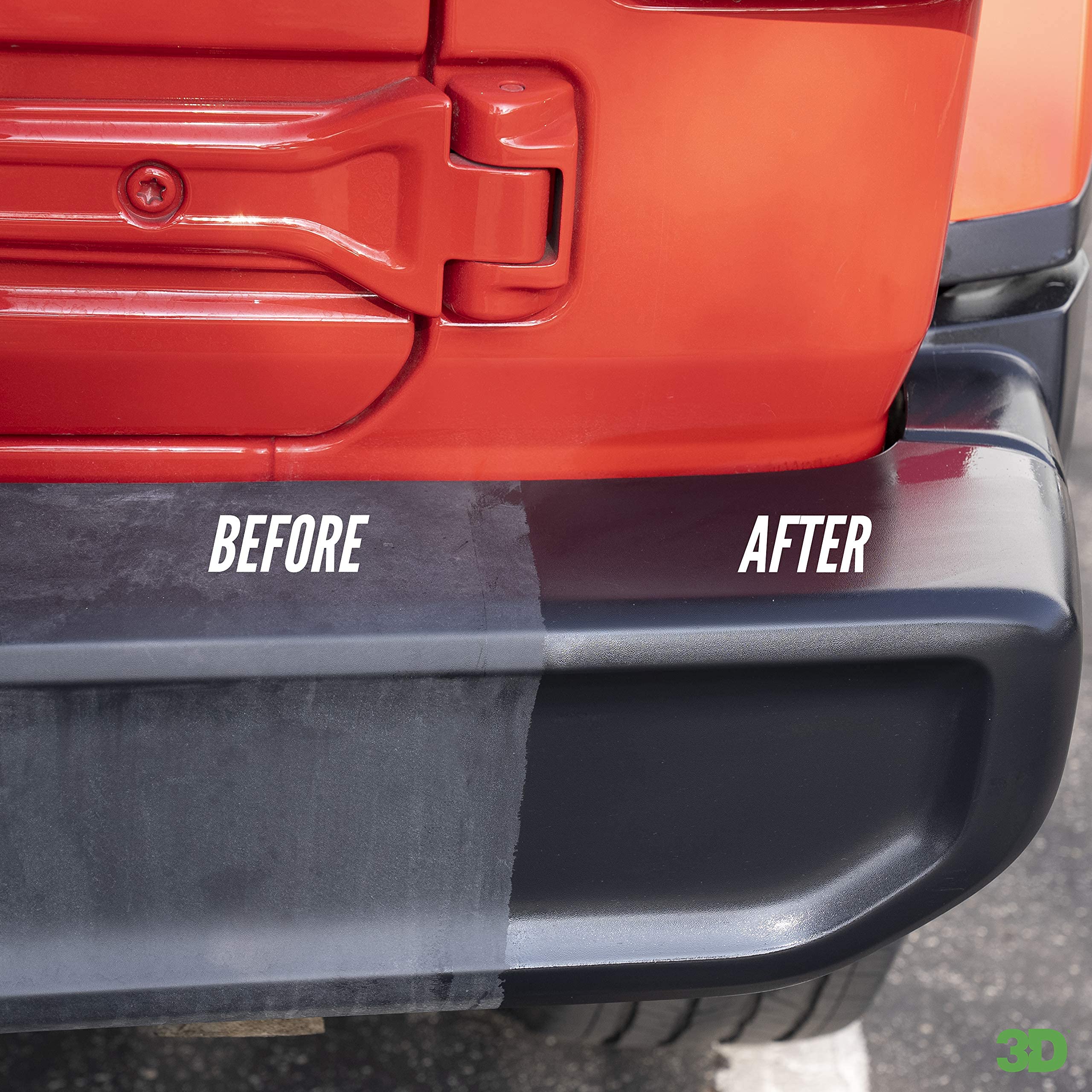 3D Trim Care Restorer of Faded & Dull Plastic, Rubber, Trim & Bumpers - Renews Surface to Original Appearance - Long Lasting Shine & Protection 16oz. - Image 6